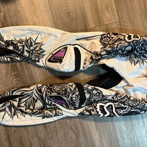 Fox Elite Purple and black dirtbike pants